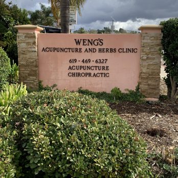 Weng's Acupuncture & Herbs Clinic - Can't miss the sign! - Acupuncture Near Me - Spring Valley, California Weng's Acupuncture & Herbs Clinic - Can't miss the sign! - Acupuncture Near Me - Spring Valley, California