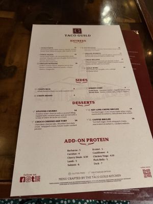 Menu photo 6 Taco Guild Phoenix, AZ