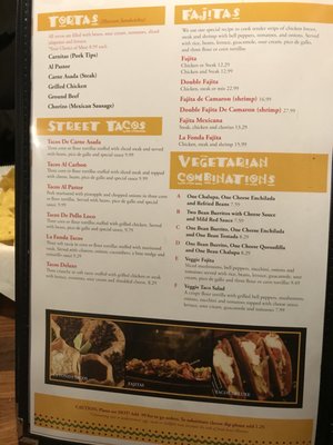 Menu photo 4 La Fonda Edwardsville, IL