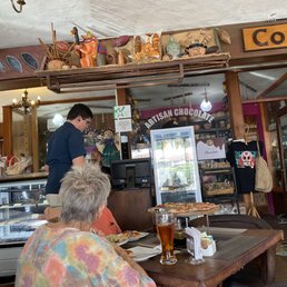 Interior of restaurant
