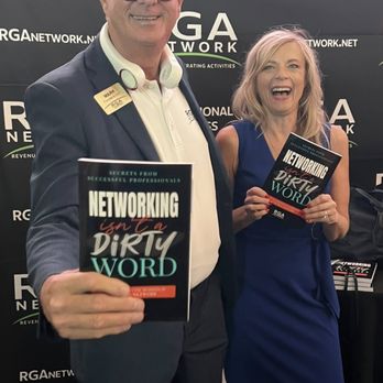 RGA Network - President and founder Mark ODonnell & Shirley Jump , Jump Start Creative ~ Showcasing "Networking Isn't a Dirtty Word" RGA's 3rd Book!!! - Business Consulting Near Me - Clearwater, Florida RGA Network - President and founder Mark ODonnell & Shirley Jump , Jump Start Creative ~ Showcasing "Networking Isn't a Dirtty Word" RGA's 3rd Book!!! - Business Consulting Near Me - Clearwater, Florida