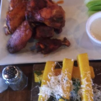 Hilltop Park Alehouse - Crispy Polenta Fries Buffalo Fried Chicken Wings - Bars Near Me - New York, New York Hilltop Park Alehouse - Crispy Polenta Fries Buffalo Fried Chicken Wings - Bars Near Me - New York, New York