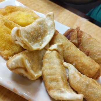 Bulgogi - Appetizer sampler - egg roll; cheese wontons; dumplings - Korean Near Me - Greenville, South Carolina
