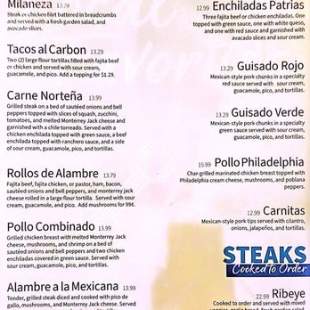 Mi Ranchito Tex Mex Restaurant - Menu part 6/8 - Seafood Near Me - Broken Bow, Oklahoma Mi Ranchito Tex Mex Restaurant - Menu part 6/8 - Seafood Near Me - Broken Bow, Oklahoma