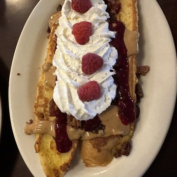 Abracadabra's - Peanut butter $ jealous French toast - Breakfast & Brunch Near Me - Idaho Falls, Idaho Abracadabra's - Peanut butter $ jealous French toast - Breakfast & Brunch Near Me - Idaho Falls, Idaho