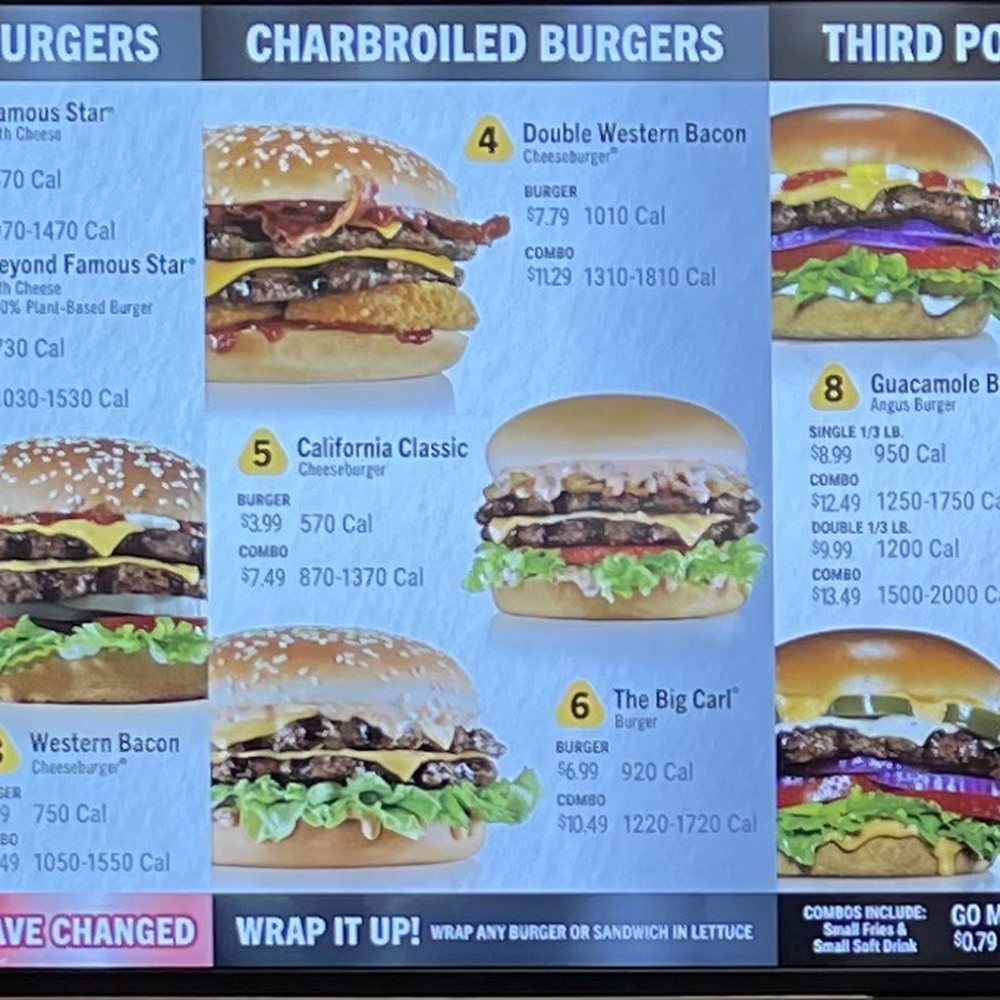 Carl's Jr - Menu - Burgers Near Me - Roseburg, Oregon Carl's Jr - Menu - Burgers Near Me - Roseburg, Oregon