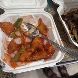 Sweet and sour pork Sweet and sour pork