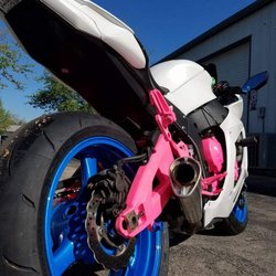 Candy Coated Customs - PINK AND BLUE POWDER COATING