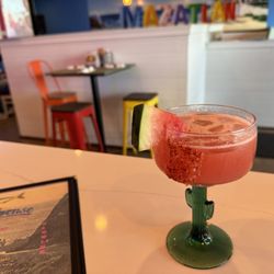 El Sinaloense Seafood & Grill - Watermelon organic margarita