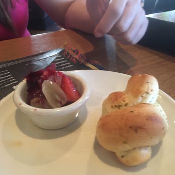 BJ's Restaurant & Brewhouse - Free fruit and dot garlic role for kids ask them for it - New American Near Me - Downey, California BJ's Restaurant & Brewhouse - Free fruit and dot garlic role for kids ask them for it - New American Near Me - Downey, California