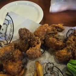 Kickback Jack's - Chicken tenders sent out burnt then delivered burnt