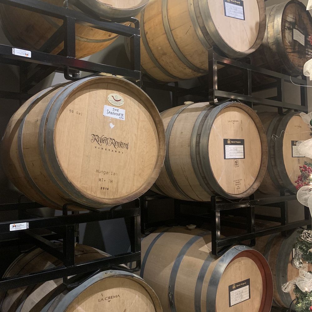 Oscar's Brewing Company - Barrels in the front waiting area - American Near Me - Temecula, California Oscar's Brewing Company - Barrels in the front waiting area - American Near Me - Temecula, California