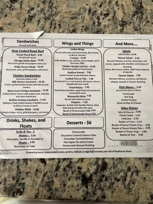 Menu photo 1 Marietta Burger Bar Marietta, GA Menu photo 1 Marietta Burger Bar Marietta, GA