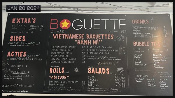 Menu photo 1 Boguette Rotterdam, ZH