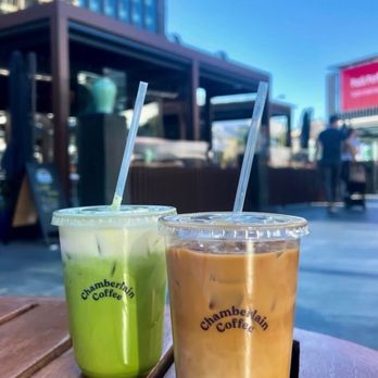 Chamberlain Coffee - Pistachio matcha and iced latte - Coffee & Tea Near Me - Los Angeles, California Chamberlain Coffee - Pistachio matcha and iced latte - Coffee & Tea Near Me - Los Angeles, California