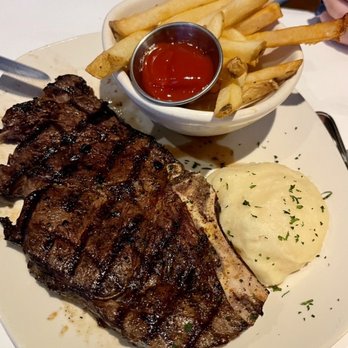 Bonefish Grill - Valentines Day Special 18 oz bone in ribeye with mashed potatoes and fries - Seafood Near Me - Alexandria, Virginia Bonefish Grill - Valentines Day Special 18 oz bone in ribeye with mashed potatoes and fries - Seafood Near Me - Alexandria, Virginia