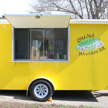 Ohana Hawaiian Ice - a yellow food truck - Shaved Ice Near Me Ohana Hawaiian Ice - a yellow food truck - Shaved Ice Near Me