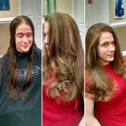 Before and after. New haircut.