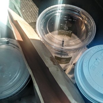 Panera Bread - Bear claw & hazelnut coffee w cup of ice, almond milk  Panera Hend NV 7 8 2020 - Sandwiches Near Me - Henderson, Nevada