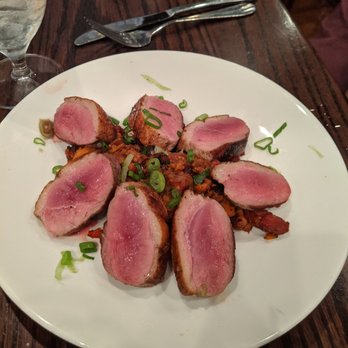 Kingfish Kitchen & Cocktails - Duck & sweet potato hash - Cajun/Creole Near Me - New Orleans, Louisiana Kingfish Kitchen & Cocktails - Duck & sweet potato hash - Cajun/Creole Near Me - New Orleans, Louisiana