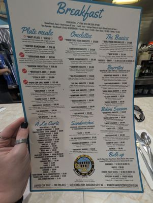 Menu photo 1 The Coffee Cup Boulder City, NV Menu photo 1 The Coffee Cup Boulder City, NV