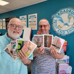 Roadrunner Print and Ship - Happy clients warm our hearts! Check out the custom greeting cards we did for local artist Richard Kleffman