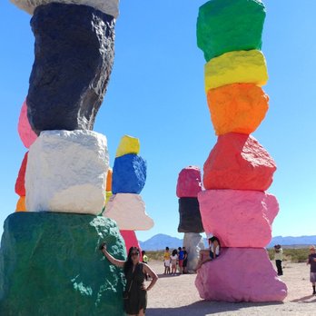 Seven Magic Mountains - Public Art Near Me - Las Vegas, Nevada