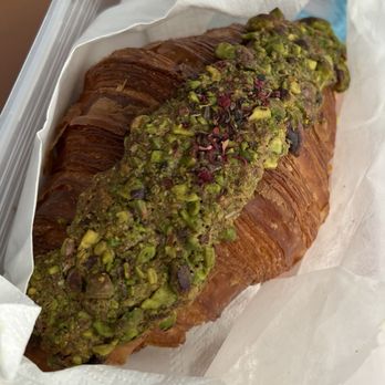 Librae Bakery - Pistachio Rose Croissant - Bakeries Near Me - New York, New York