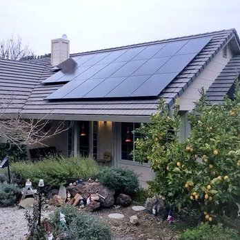 Go Solar Pros - 9.9 kW system. Partial view of a home installation in Valley Springs with 30 Canadian Solar panels. - Solar Installation Near Me - Modesto, California Go Solar Pros - 9.9 kW system. Partial view of a home installation in Valley Springs with 30 Canadian Solar panels. - Solar Installation Near Me - Modesto, California
