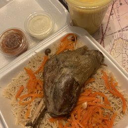 Lamb Shank and Mango Lassi Lamb Shank and Mango Lassi