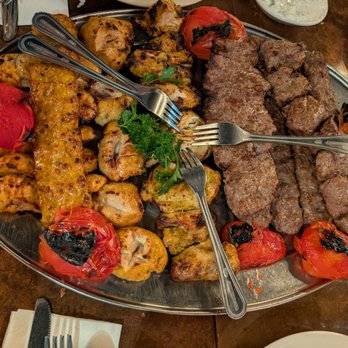Kasra Persian Grill - Family Platter - Middle Eastern Near Me - Houston, Texas Kasra Persian Grill - Family Platter - Middle Eastern Near Me - Houston, Texas