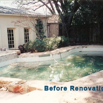 Natural Stone Pools - Before Pool Renovation - Landscaping Near Me - McKinney, Texas Natural Stone Pools - Before Pool Renovation - Landscaping Near Me - McKinney, Texas