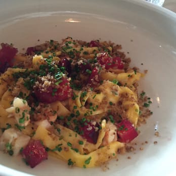 Rich Table - Tagliatelle with lobster & plums - New American Near Me - San Francisco, California Rich Table - Tagliatelle with lobster & plums - New American Near Me - San Francisco, California