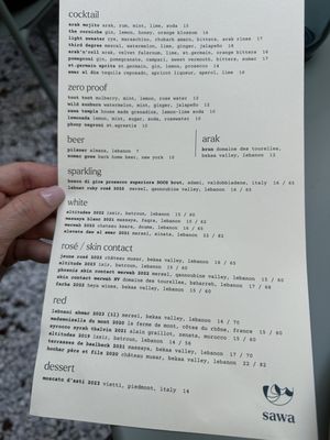 Menu photo 5 Sawa Brooklyn, NY