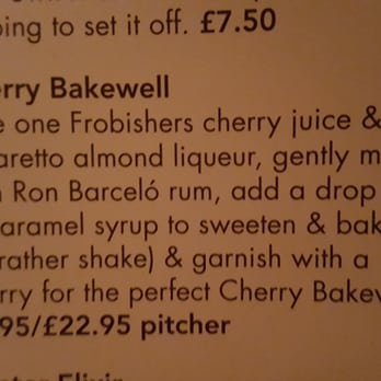 Cosy Club - Cherry bakewell drink was very sweet! - Bars Near Me - Coventry, XWM Cosy Club - Cherry bakewell drink was very sweet! - Bars Near Me - Coventry, XWM