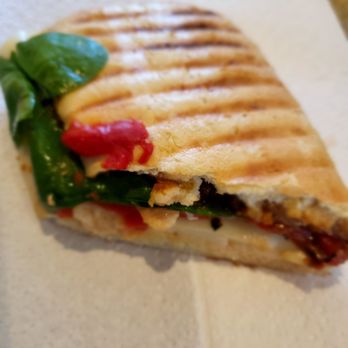 Charlie's Cafe - Half of my Mediterranean Panni. - Coffee & Tea Near Me - Tempe, Arizona Charlie's Cafe - Half of my Mediterranean Panni. - Coffee & Tea Near Me - Tempe, Arizona