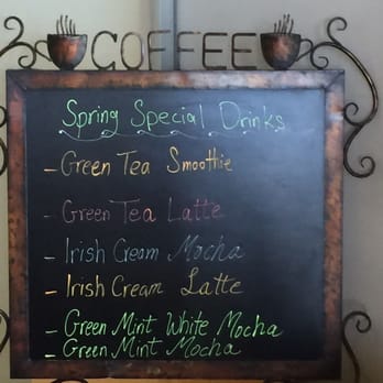 Code C Cafe - a menu on a chalkboard - Cafes Near Me - Modesto, California