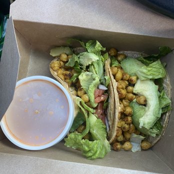 Indya Restaurant & Bar - Chickpea Tacos; added avocado - Indian Near Me - San Diego, California Indya Restaurant & Bar - Chickpea Tacos; added avocado - Indian Near Me - San Diego, California