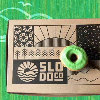 SloDoCo Donuts - The mint color got me to try it and the taste will bring me back. Yum - Donuts Near Me - San Luis Obispo, California