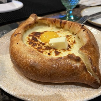 Bevri - Khachapuri adjaruli - Georgian Near Me - Los Altos, California Bevri - Khachapuri adjaruli - Georgian Near Me - Los Altos, California