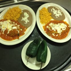 Peraltas Mexican Restaurant - Delicious!! CHILES RELLENOS.