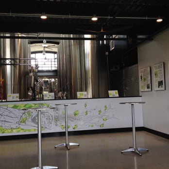 The Alchemist - View of the tanks from the register line. - Breweries Near Me - Stowe, Vermont The Alchemist - View of the tanks from the register line. - Breweries Near Me - Stowe, Vermont