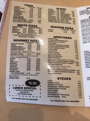 Menu photo 5 King of Pizza Cherry Hill, NJ Menu photo 5 King of Pizza Cherry Hill, NJ