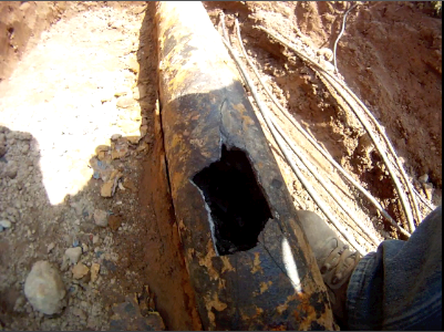 Slide of Mark porretta excavating