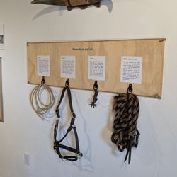 Rancho Los Cerritos - Display in the Visitor Center. You can touch this one!
