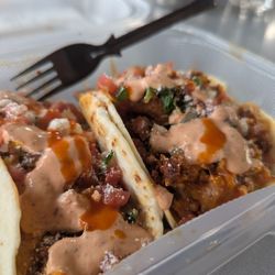 Roll Up - Breakfast tacos worth chorizo