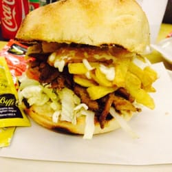 Mastergrill - Panino con Kebab completo provola e maionese