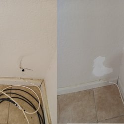 Lets Go Brandon Cleaning & Handyman Services - Dry wall patch in bedroom
