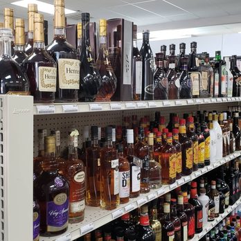 Asap Liquor - shelves of liquor in a store - Beer, Wine & Spirits Near Me - Marietta, Georgia