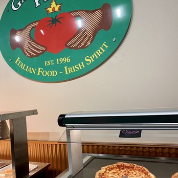 Gallagher's Pizza - Green Bay - two pizzas on display - Pizza Near Me - Green Bay, Wisconsin Gallagher's Pizza - Green Bay - two pizzas on display - Pizza Near Me - Green Bay, Wisconsin